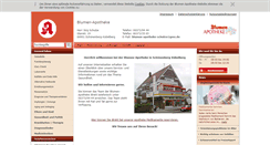 Desktop Screenshot of blumen-apotheke-schoenenberg.de